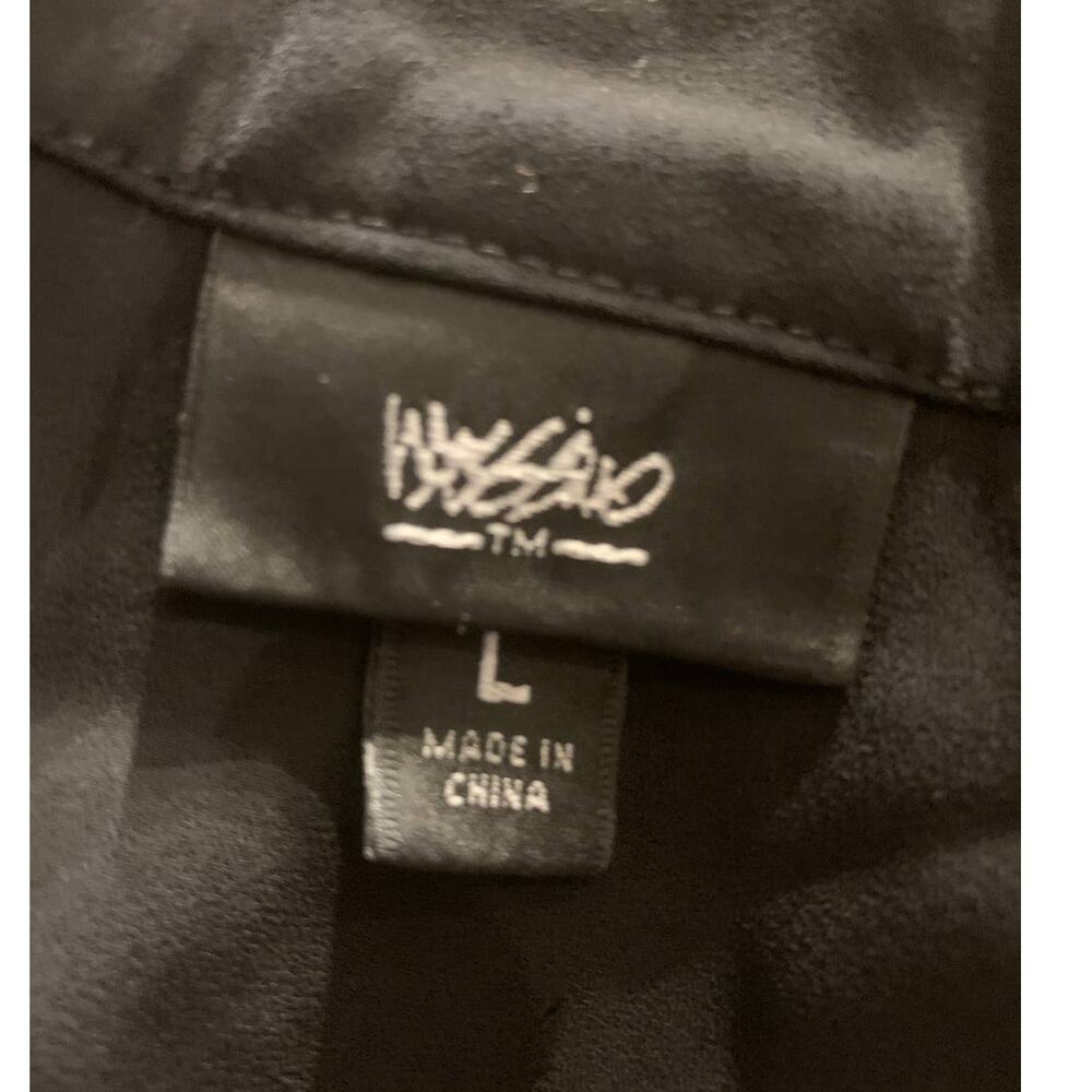 Mossimo Large Flowy V-Neck Sleeveless Polyester Hi Low Sheer Tank Top Blouse - Picture 4 of 5